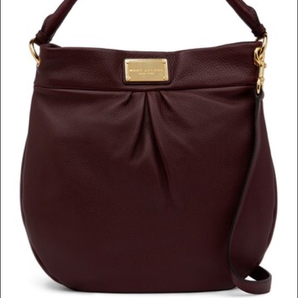 Marc Jacobs Burgundy Hobo Bag - Picture 2 of 5